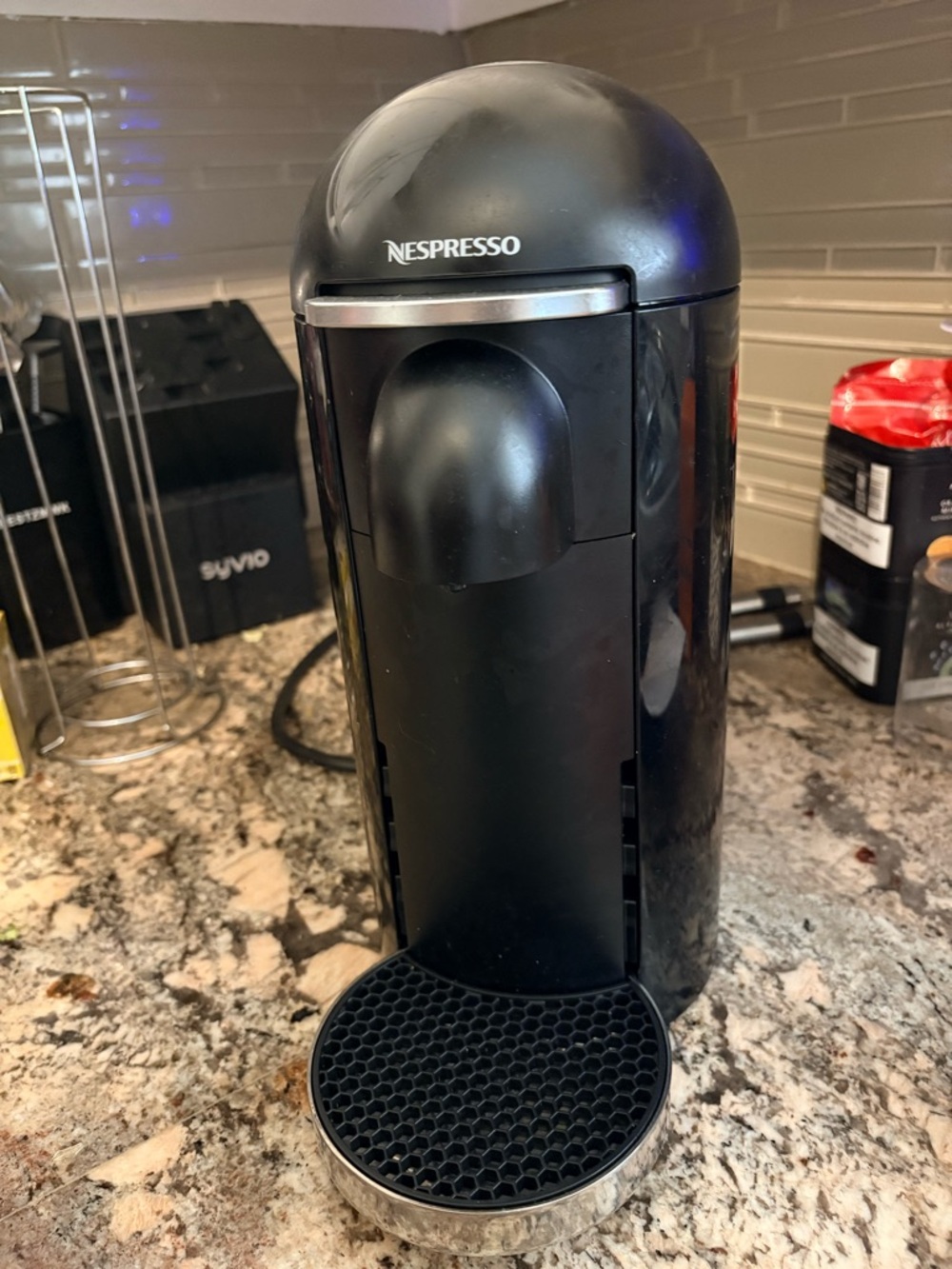 Nespresso Black Single-Serve Pod Coffee Maker